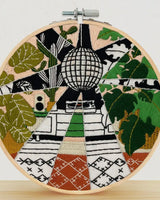 Disco Plants Embroidery Kit