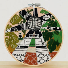Disco Plants Embroidery Kit