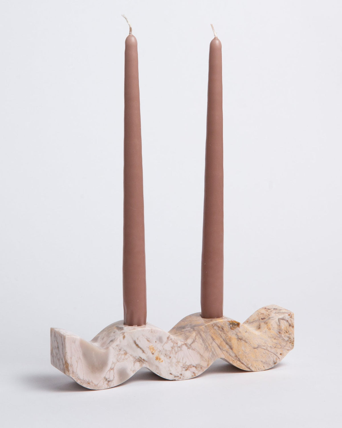 Wavy Gemstone Candelabra