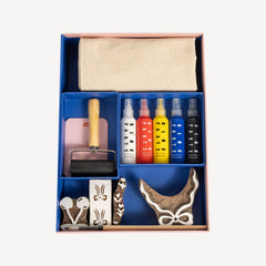 Block Printing Kit - Bow Print Tote Bag