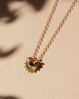 Vintage-Inspired Victorian Burst Necklace on a 14kt Gold Filled Chain