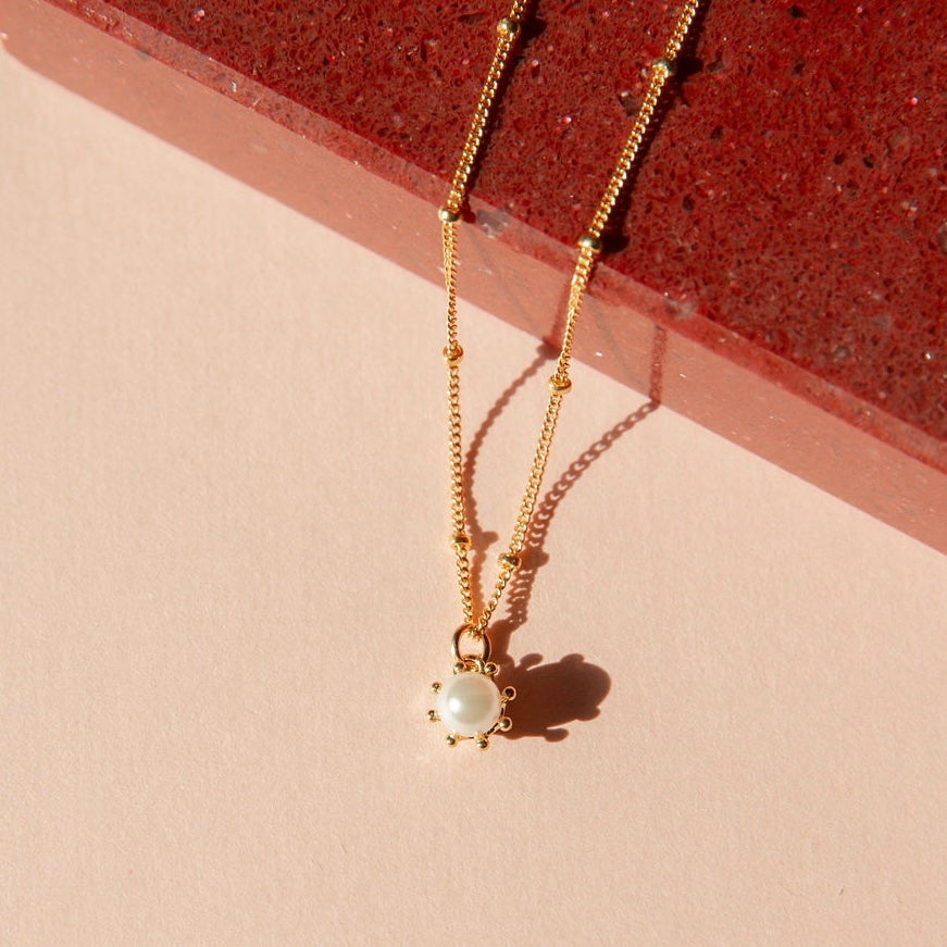 Crown Pearl Necklace