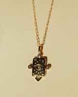 Cleo Eye Necklace Featuring the Protective Eye of Horus