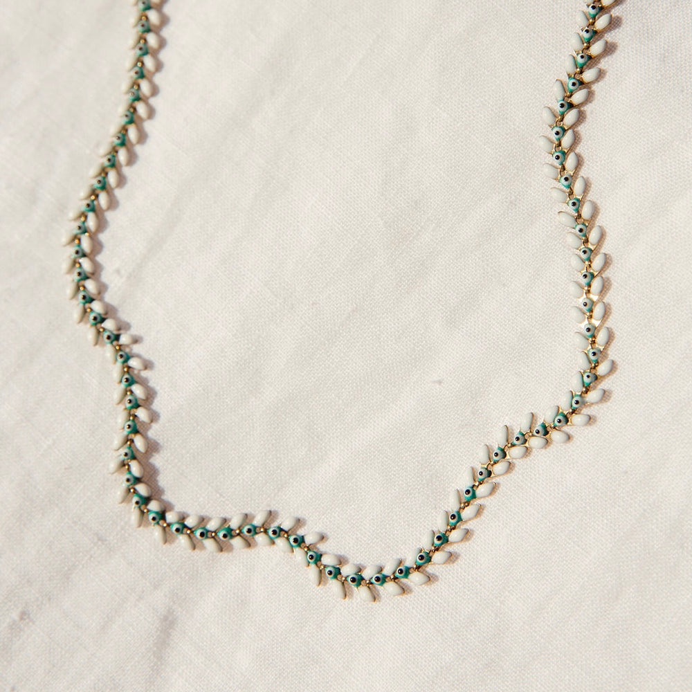 Enamel Eye Choker