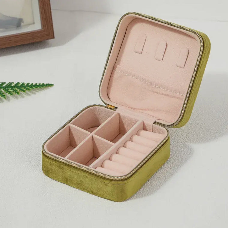 Matcha Green Jewelry Case