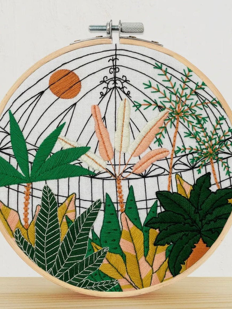 Botanical Garden Embroidery Kit