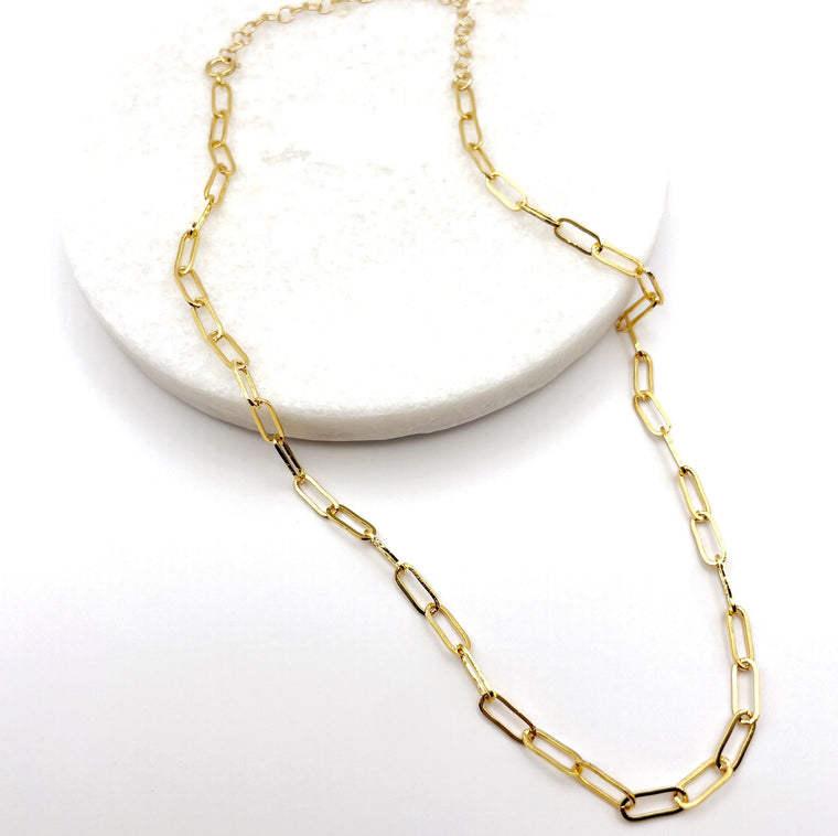 Ranni Rectangle Link Necklace