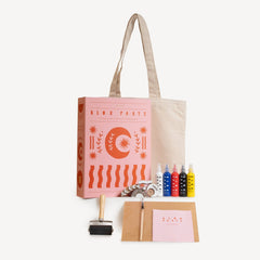Block Printing Kit - Cosmic Tote Bag