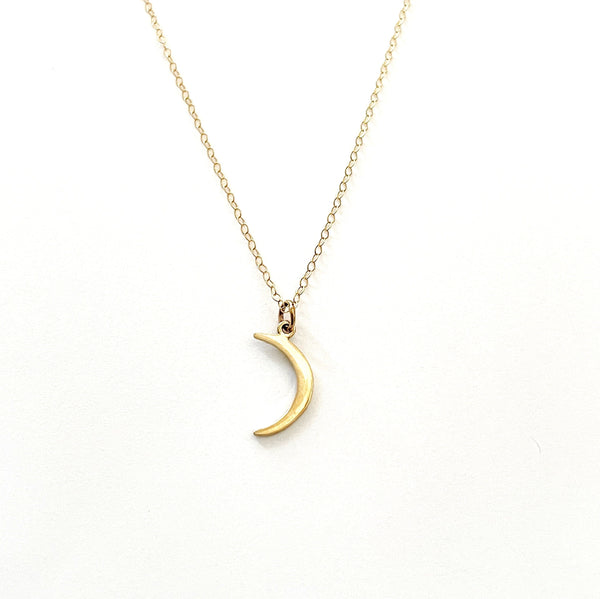 Minimal Moon Necklace